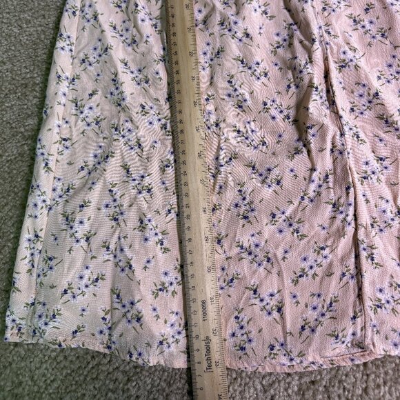 American Eagle Outfitters Womens Floral Dress Size Medium Cream Sundress E825 - Picture 12 of 13